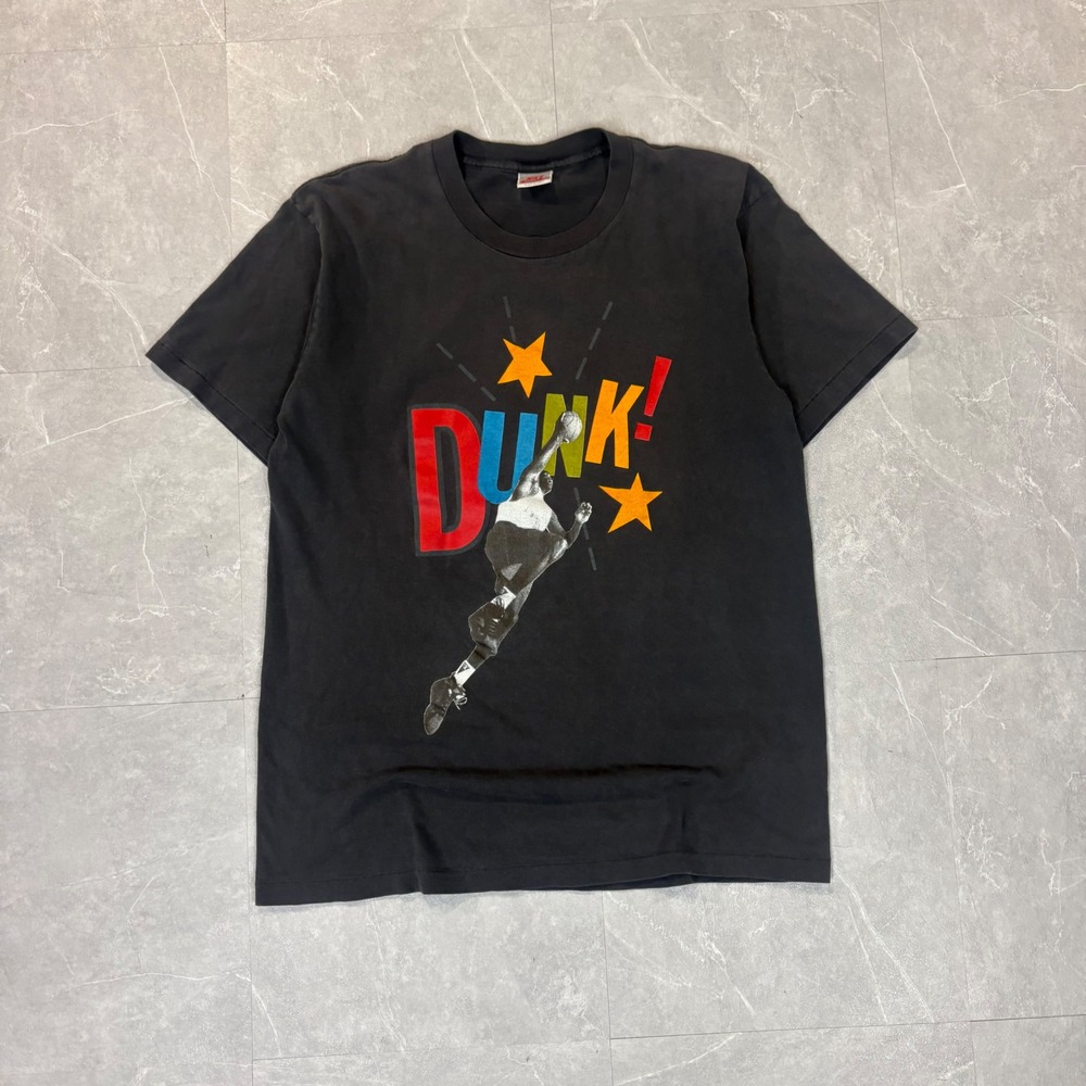 Vintage 90s Nike Air Jordan Bugs Bunny Dunk Nice Shot T-Shirt Black Medium USA